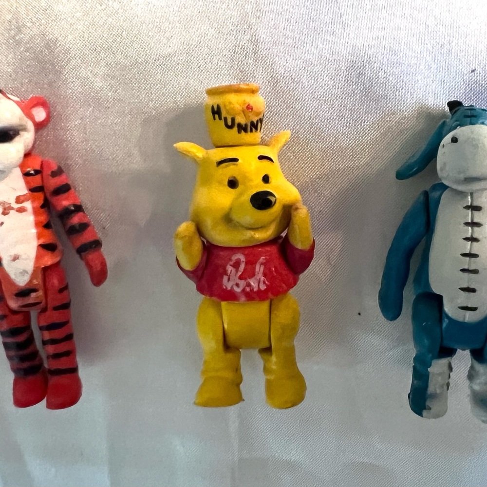 DISNEY Winnie the Pooh, Eeyore & Tigger Little Moveable Figures